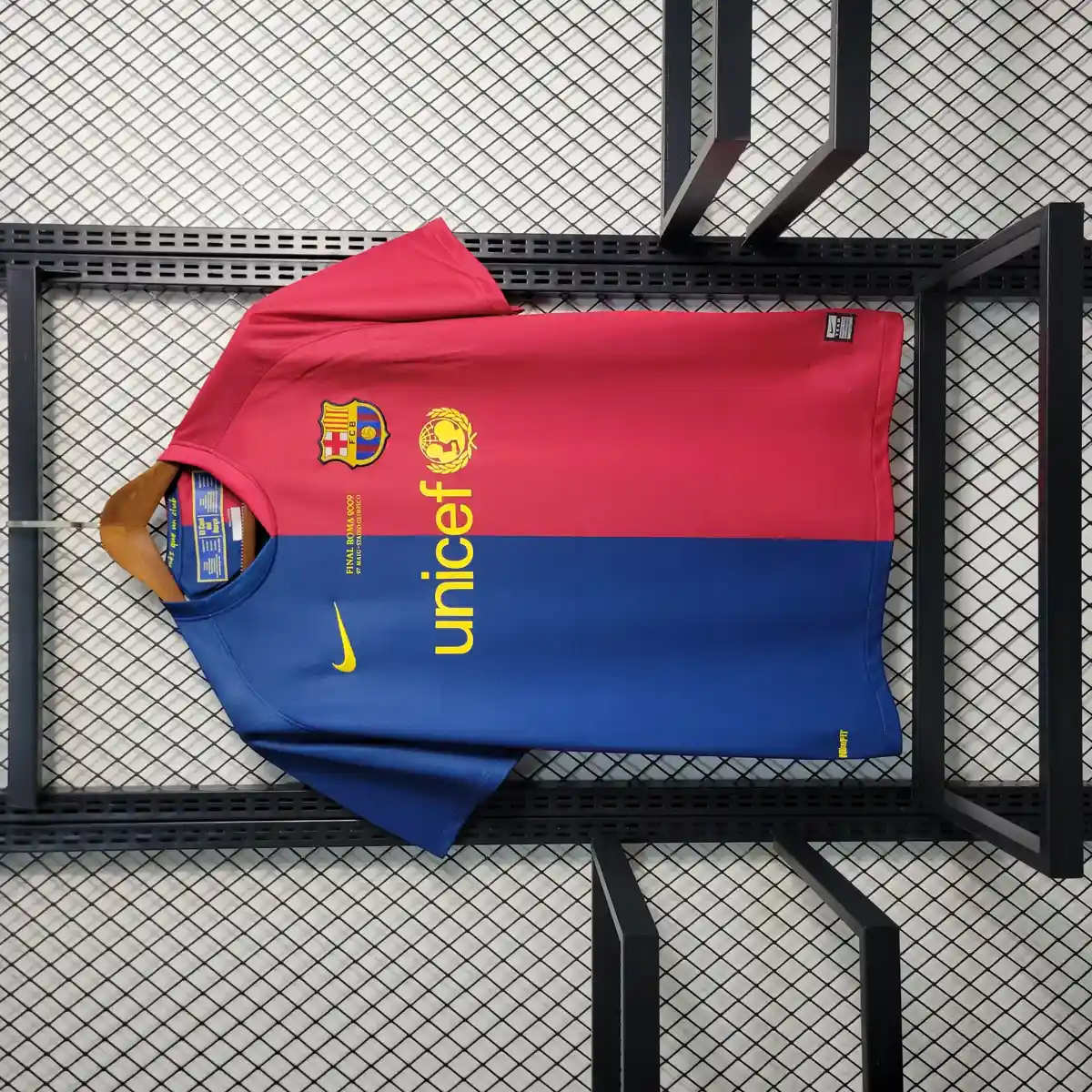 2008 2009 retro barcelona football shirt home champions league 1