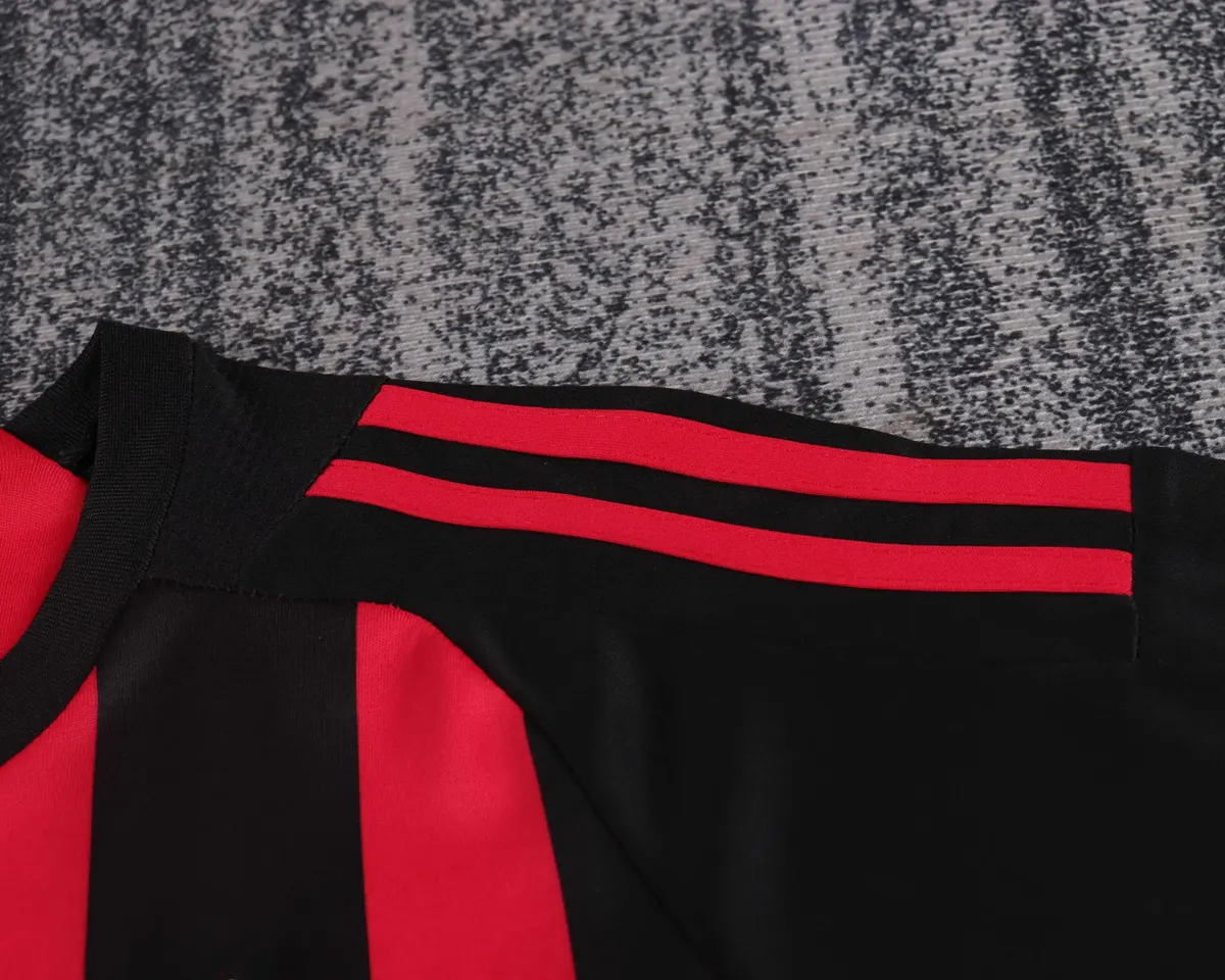 2008 2009 retro kids ac milan home football shirt 4