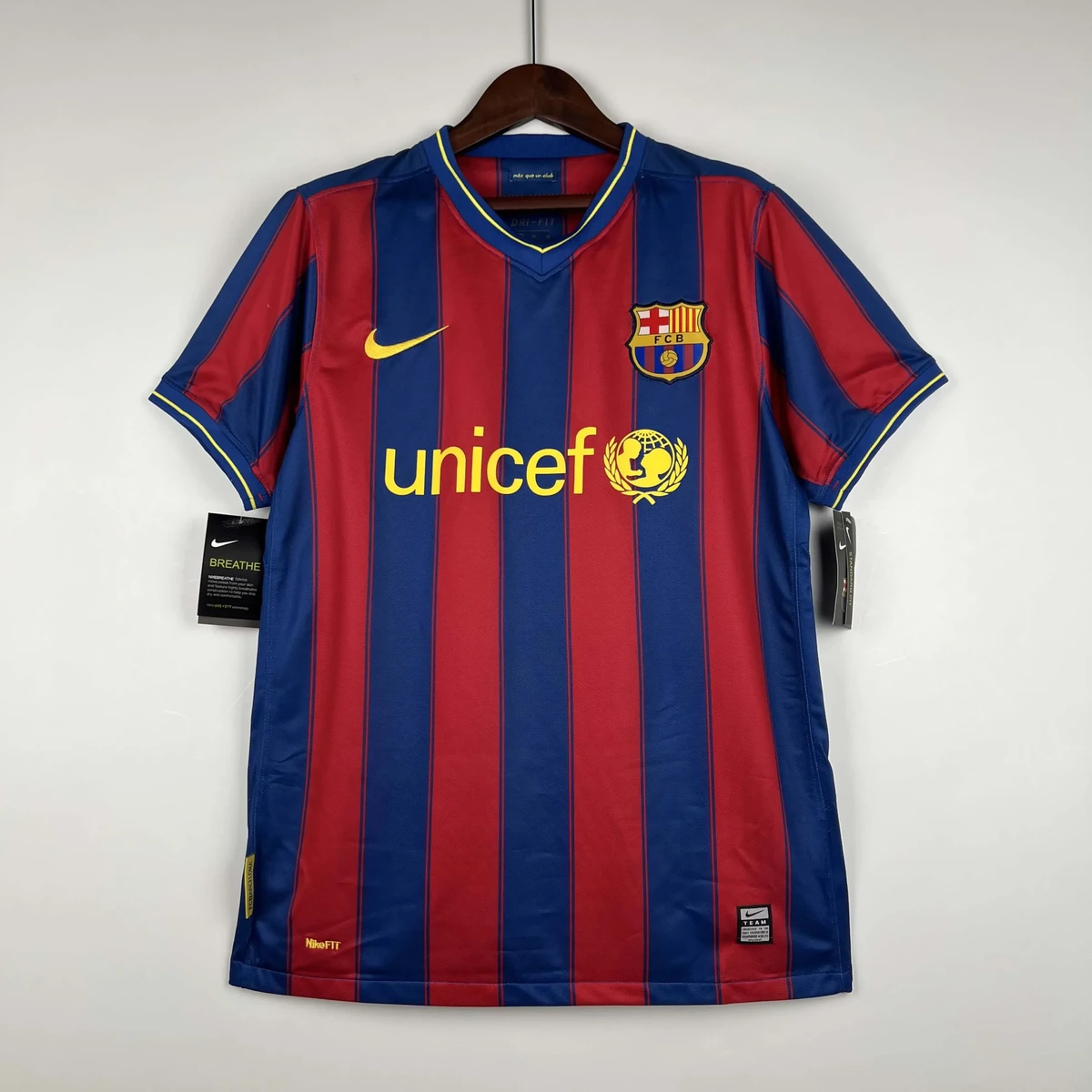 2009 2010 retro barcelona home football shirt 1