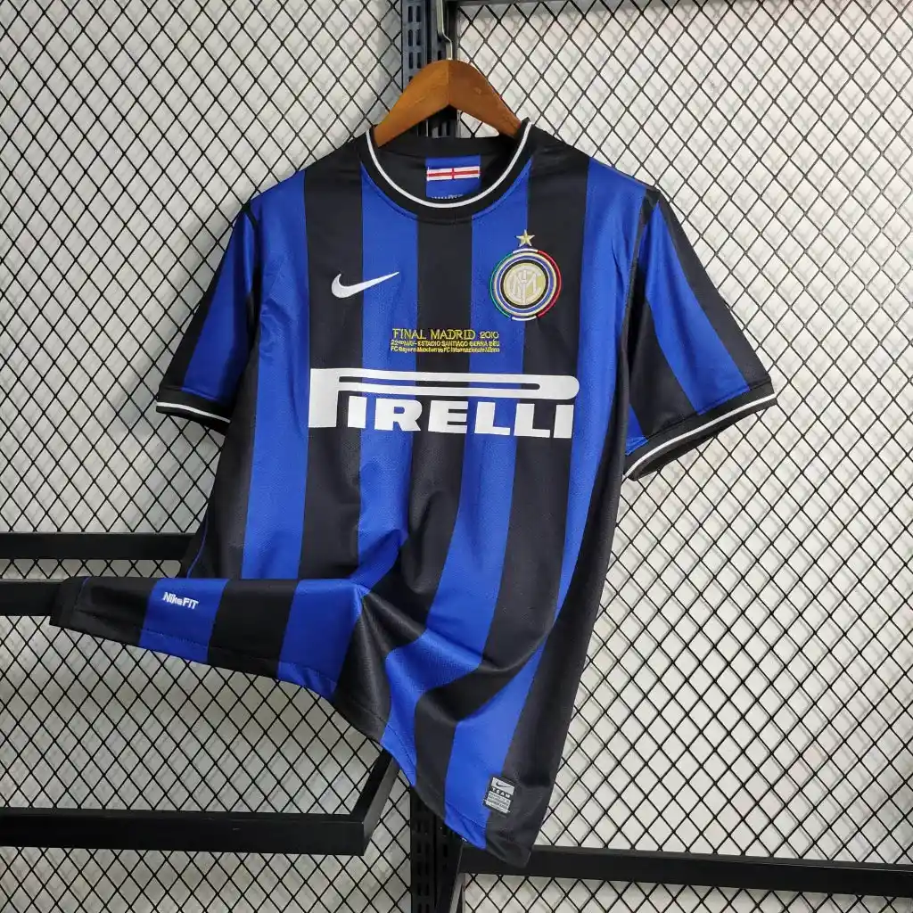 2009 2010 retro inter milan home champions league final football shirt 3