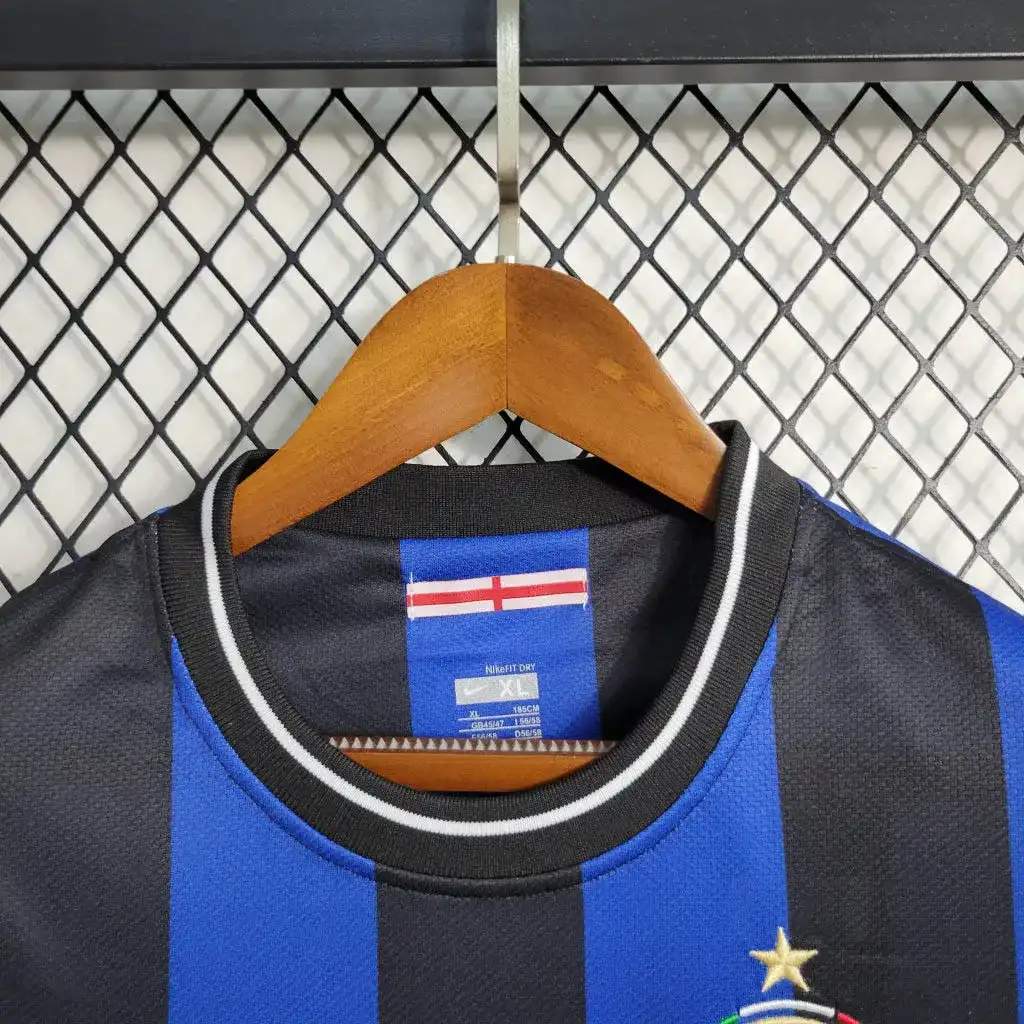 2009 2010 retro inter milan home champions league final football shirt 9