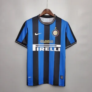 2009 2010 retro internazionale milan home uefa champions league edition football jersey 1