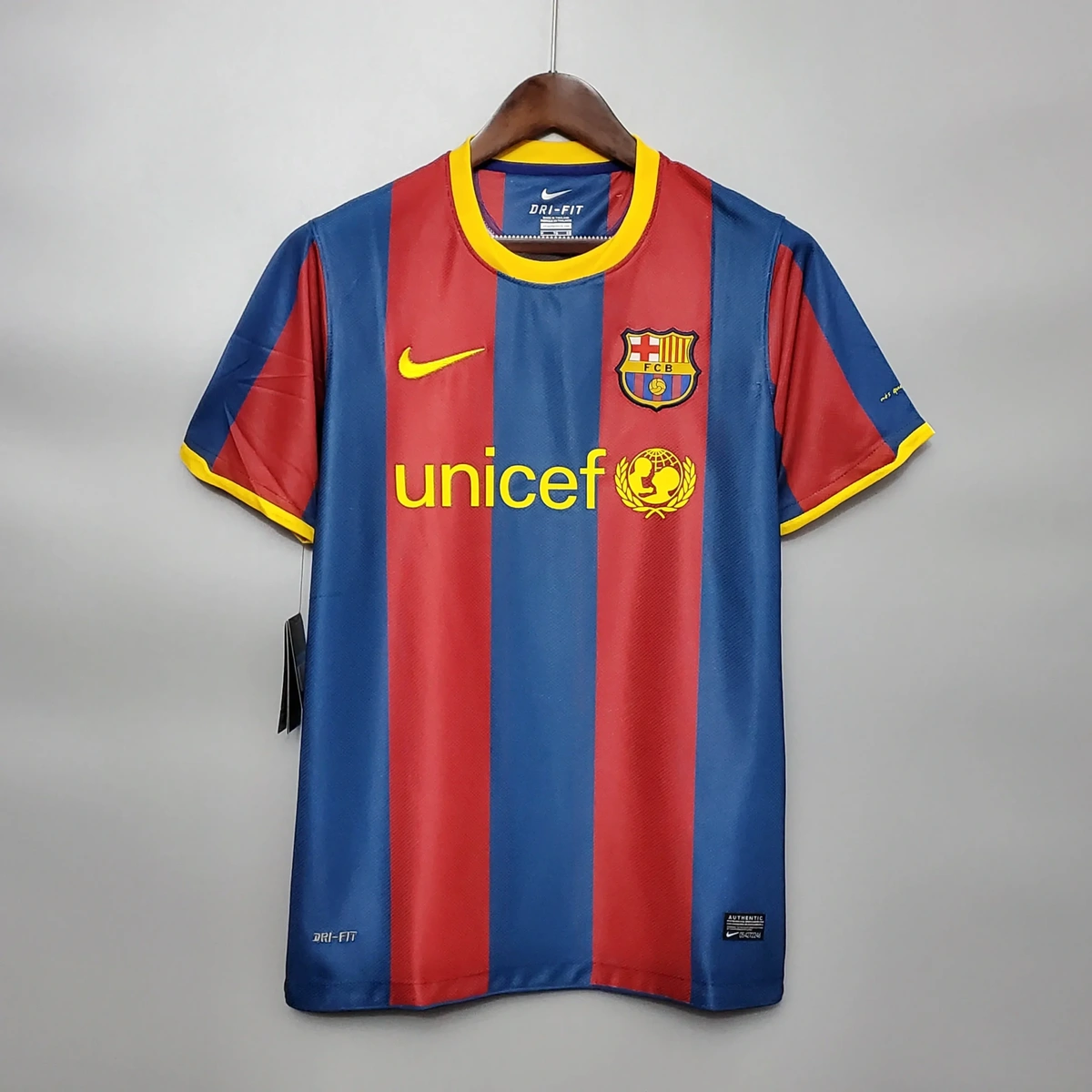2010 2011 retro barcelona home football shirt 1