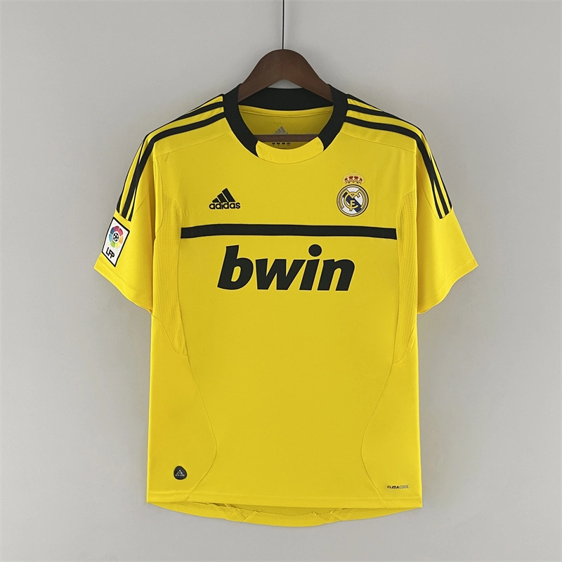 2011 2012 retro real madrid goalkeeper yellow football shirt 1