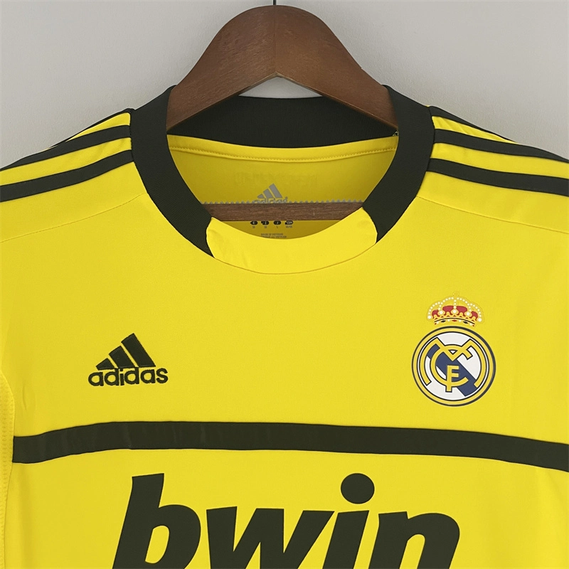 2011 2012 retro real madrid goalkeeper yellow football shirt 3