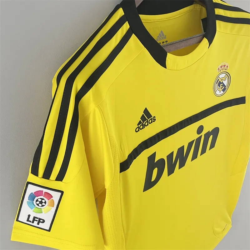 2011 2012 retro real madrid goalkeeper yellow football shirt 5