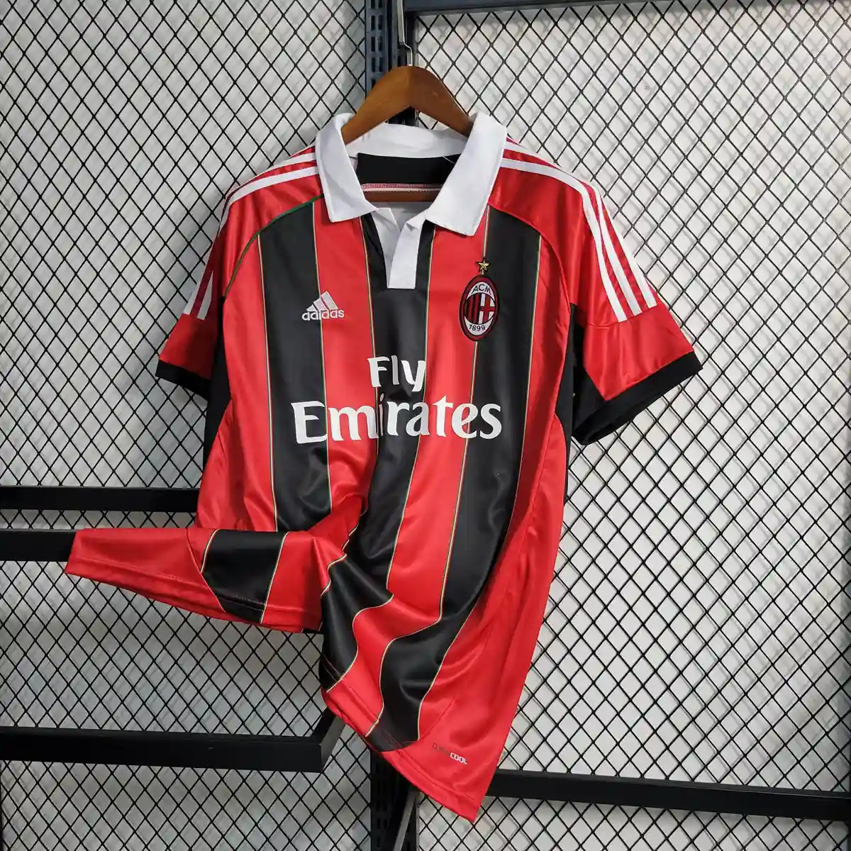 2012 2013 retro ac milan home football shirt 3