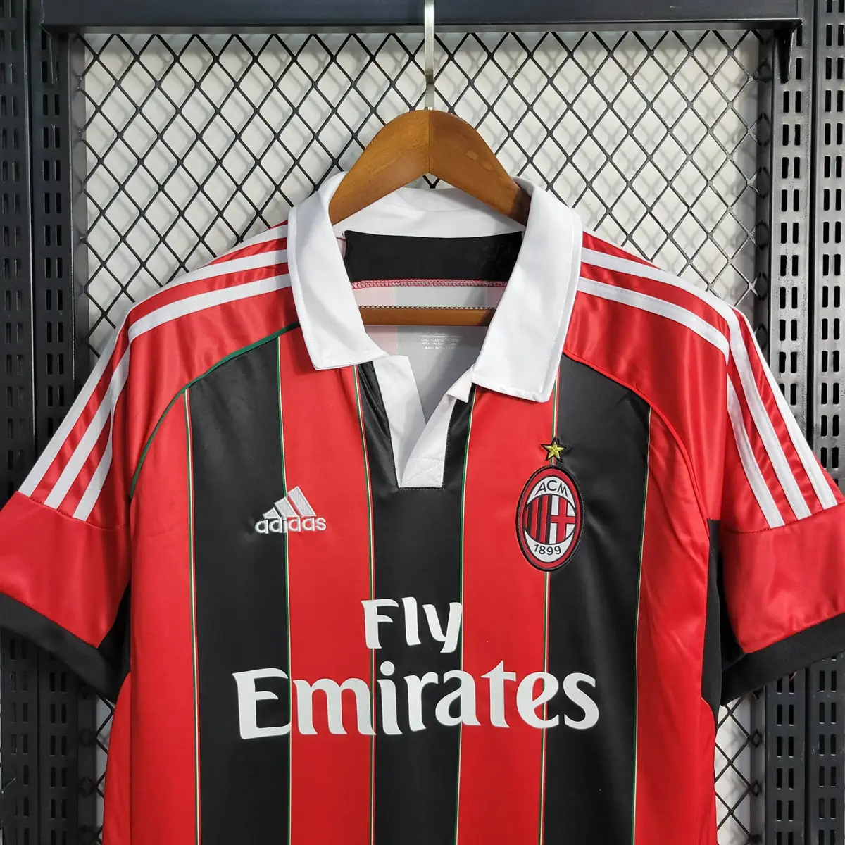 2012 2013 retro ac milan home football shirt 4