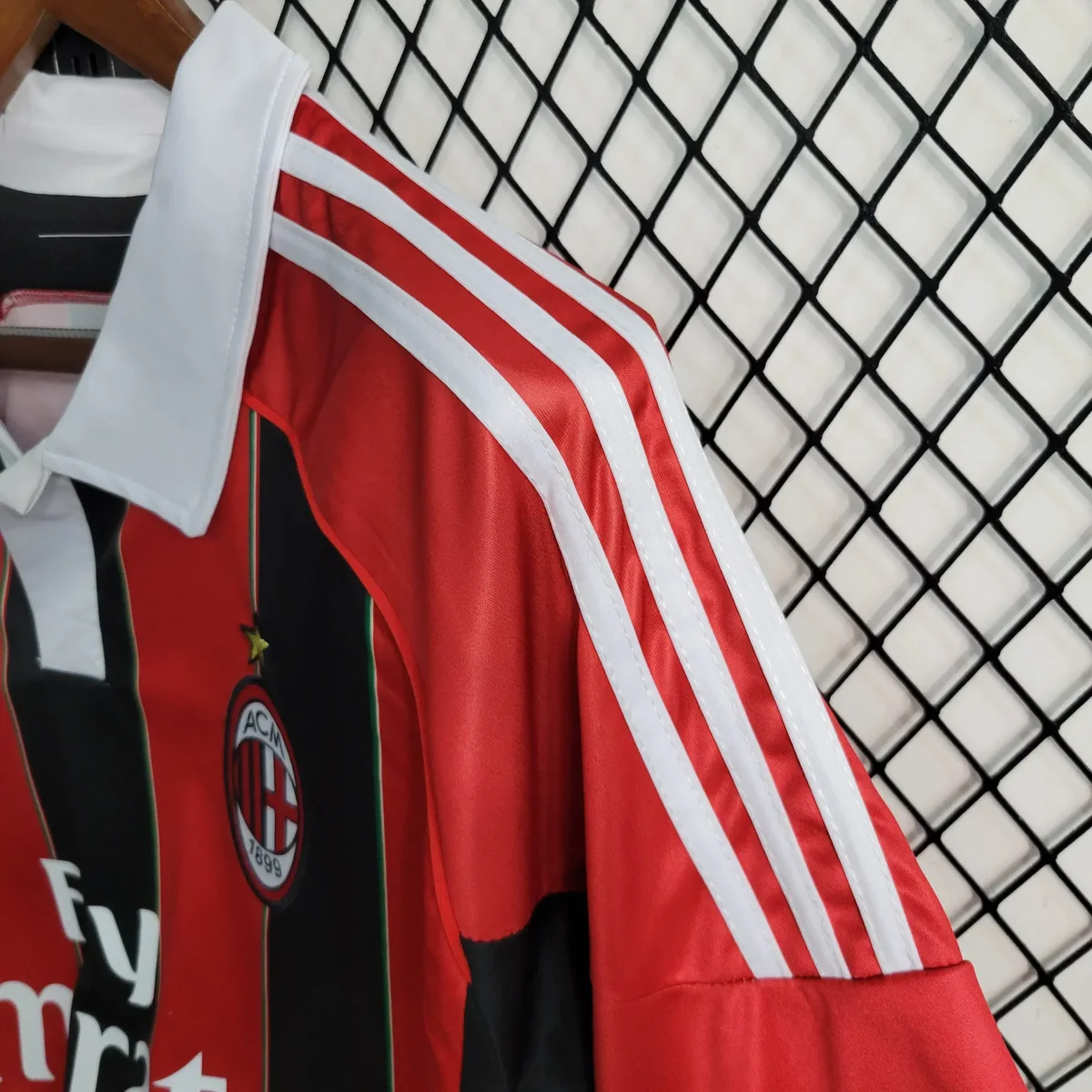 2012 2013 retro ac milan home football shirt 7