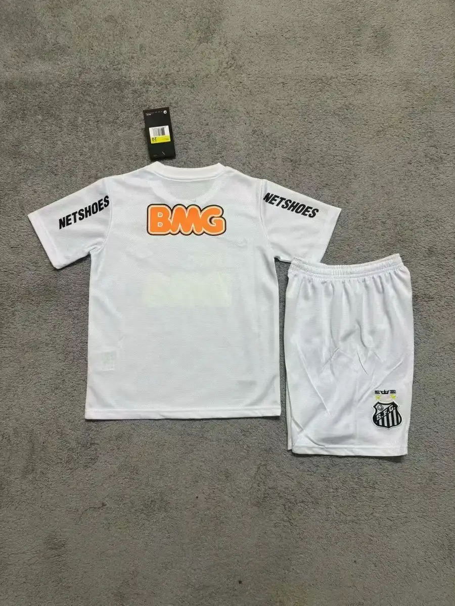 2012 2013 retro kids size santos home football shirt 2