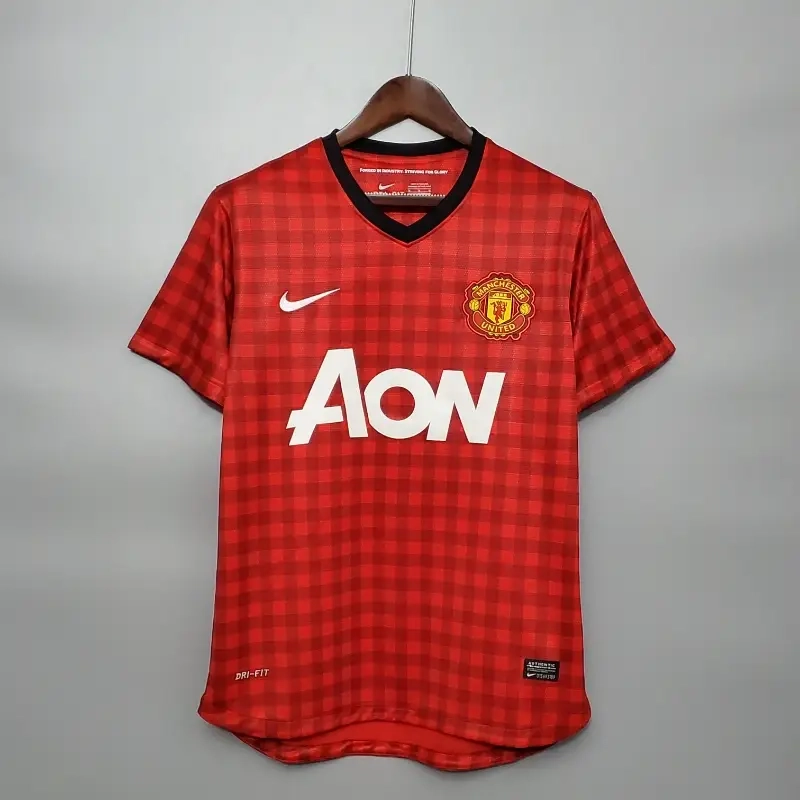 2012 2013 retro manchester united home football shirt 1
