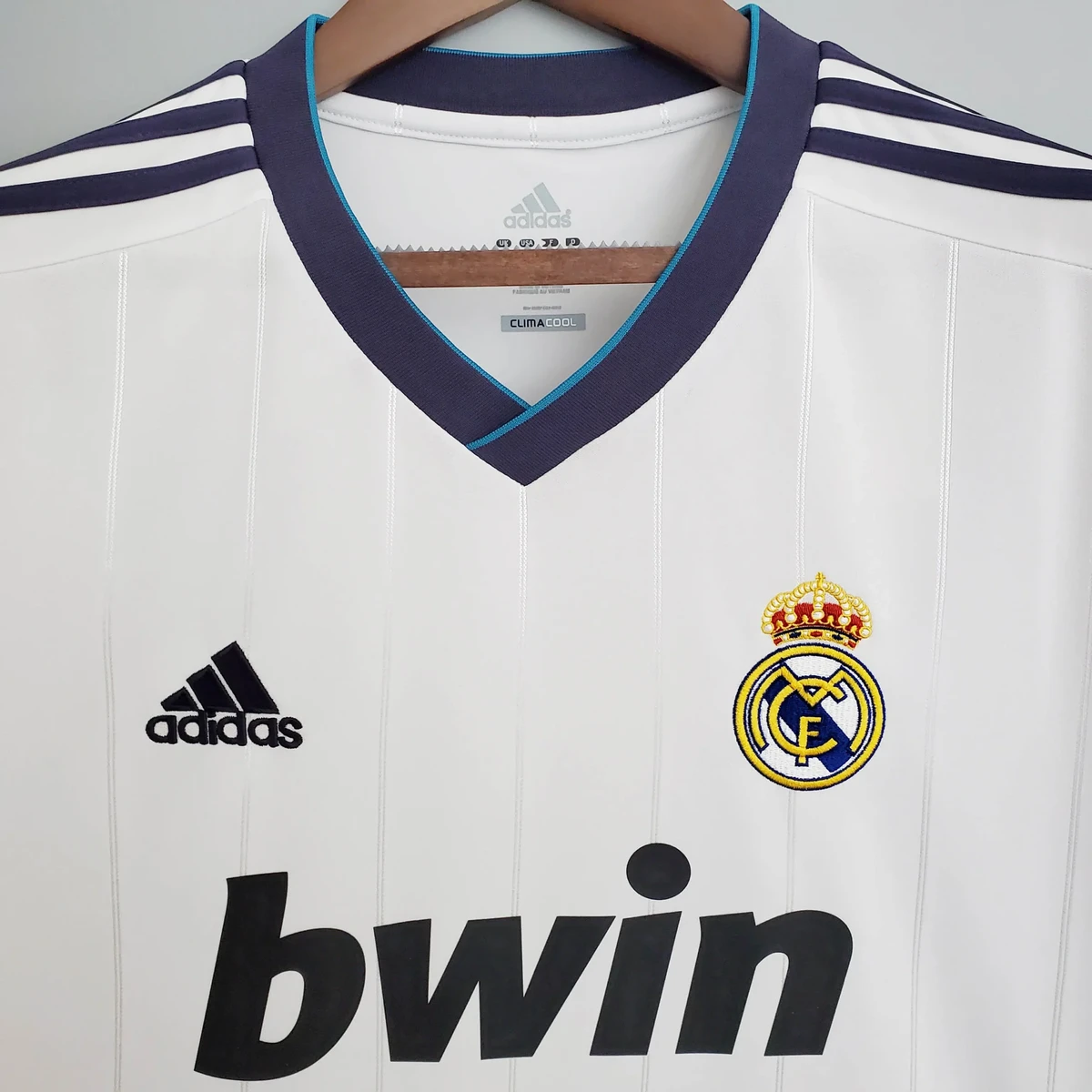 2012 2013 retro real madrid home football shirt 3