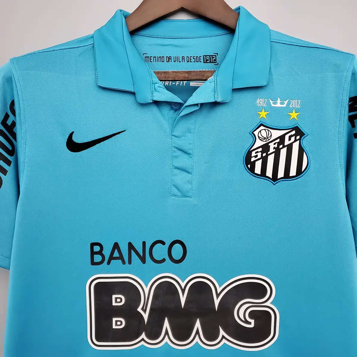 2012 2013 retro santos second away soccer jersey 3