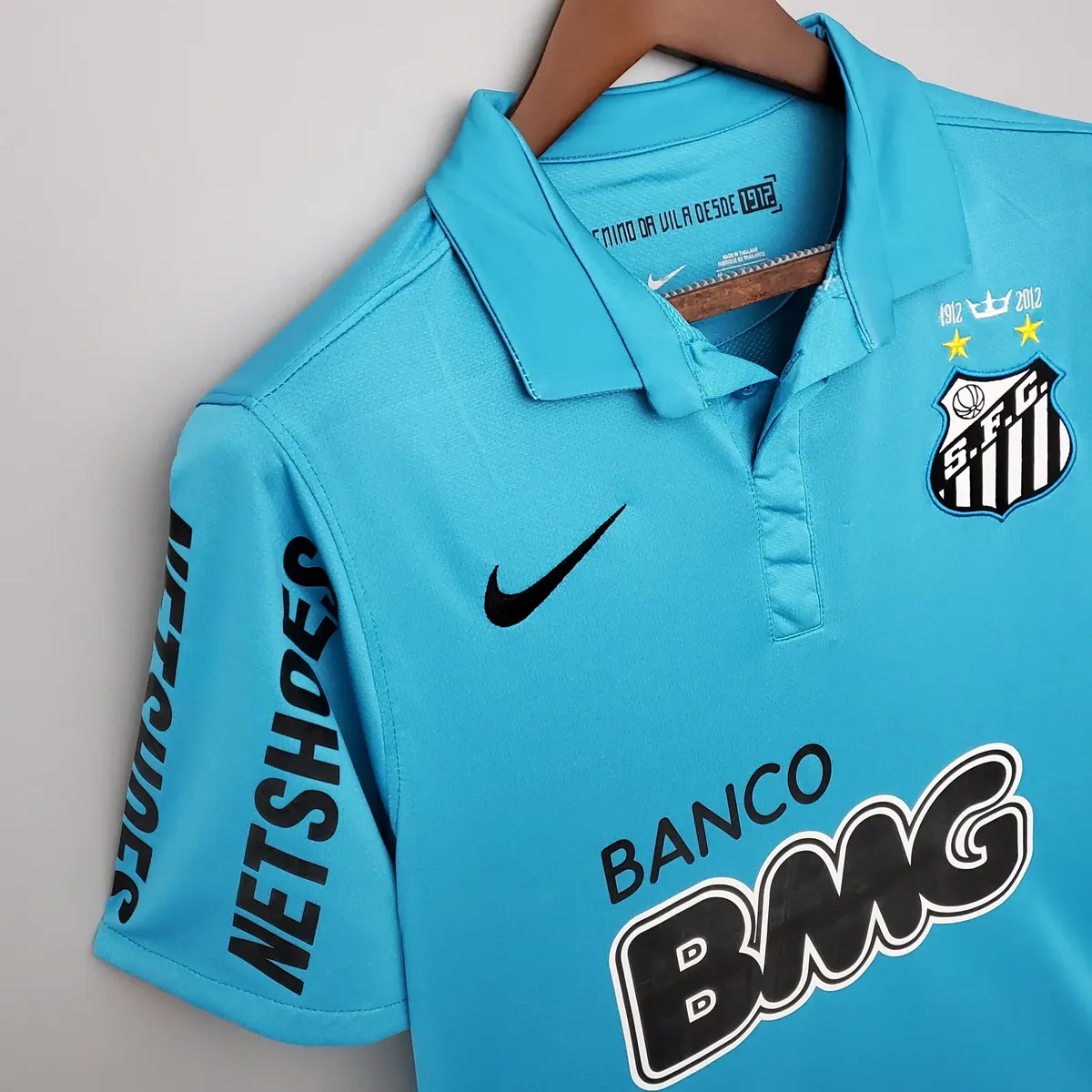 2012 2013 retro santos second away soccer jersey 7