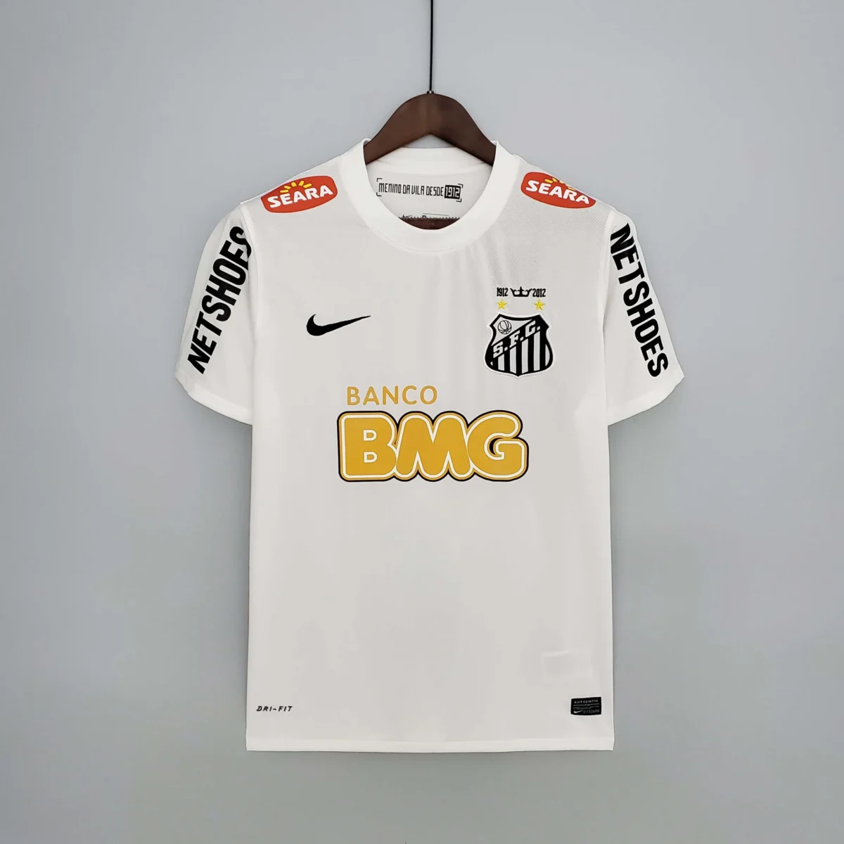 2012 retro santos home soccer jersey 1