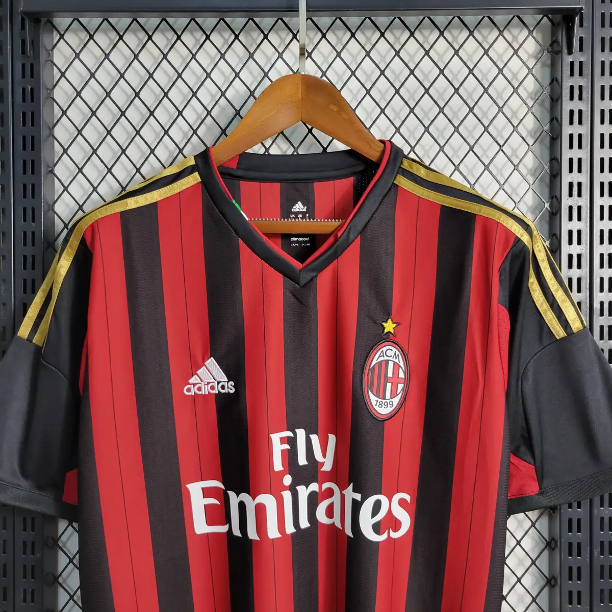 2013 2014 retro ac milan home football shirt 4