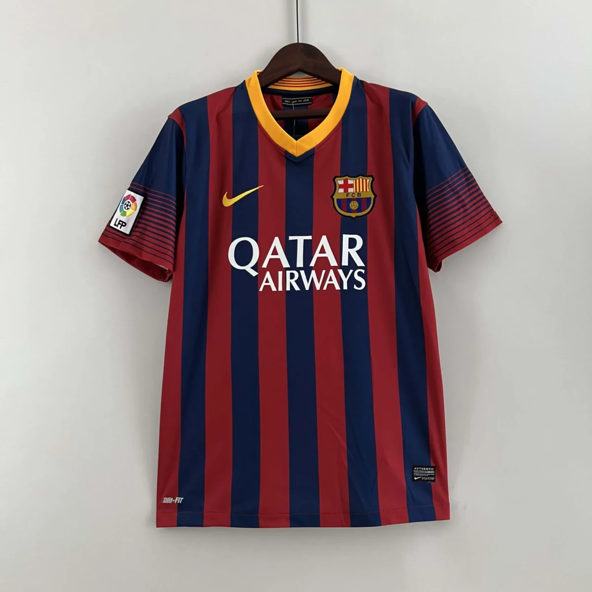 2013 2014 retro barcelona home football shirt 1
