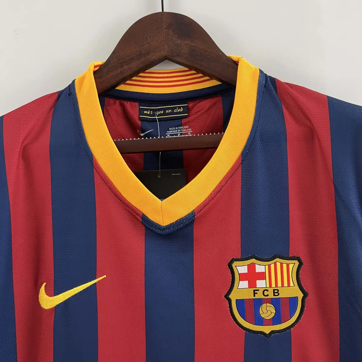 2013 2014 retro barcelona home football shirt 3