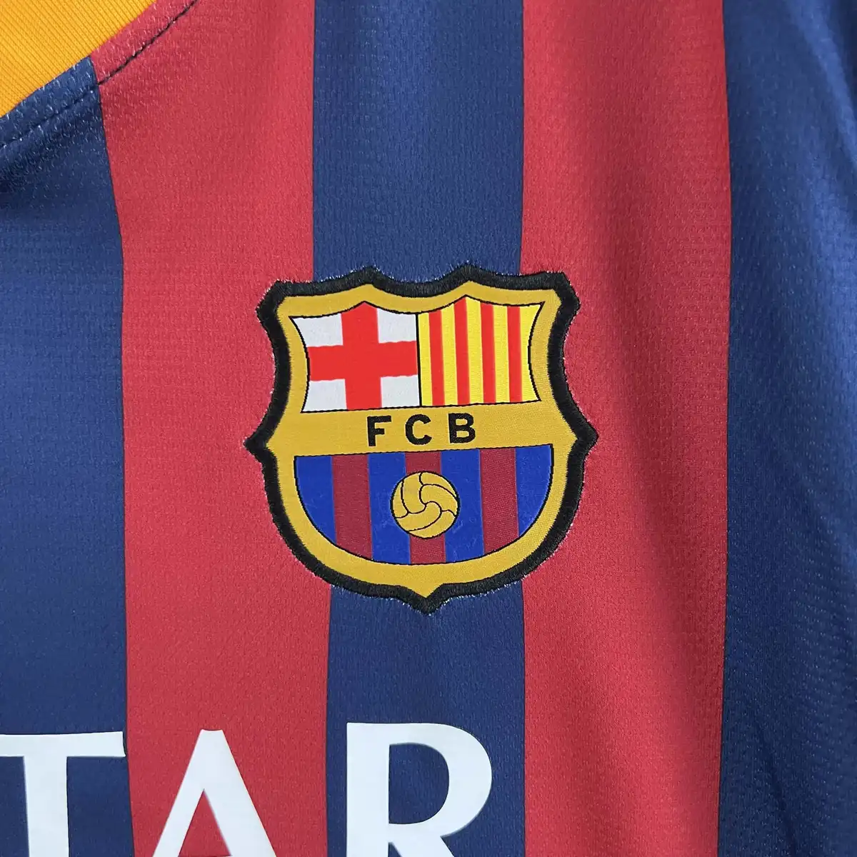 2013 2014 retro barcelona home football shirt 6