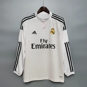 2014 2015 retro long sleeve real madrid home football shirt 1