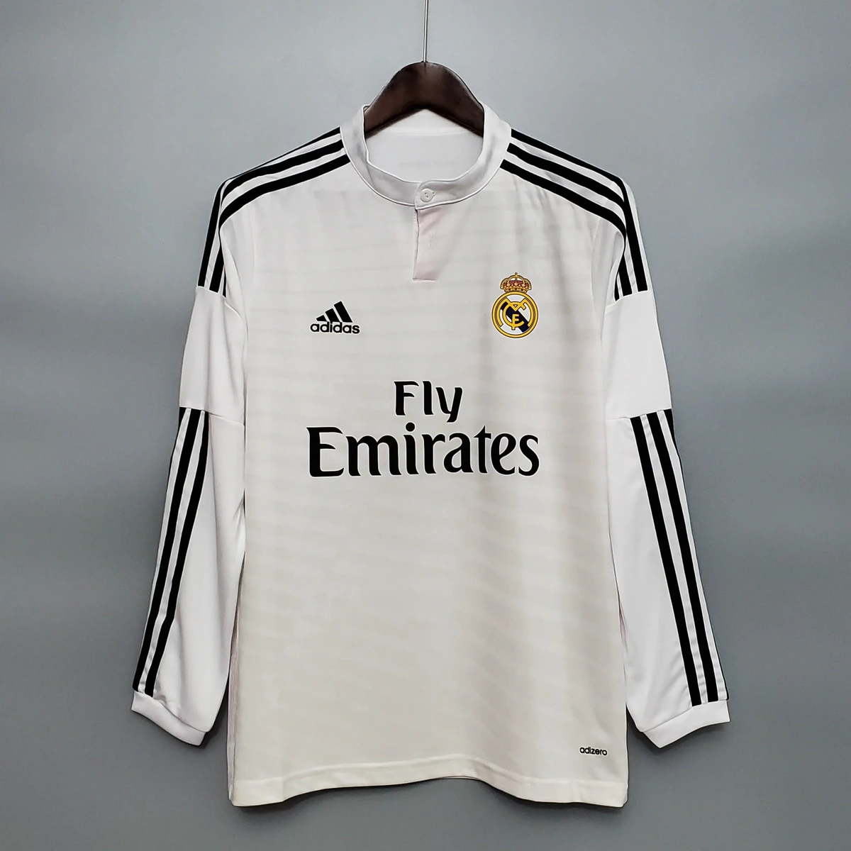 2014 2015 retro long sleeve real madrid home football shirt 1