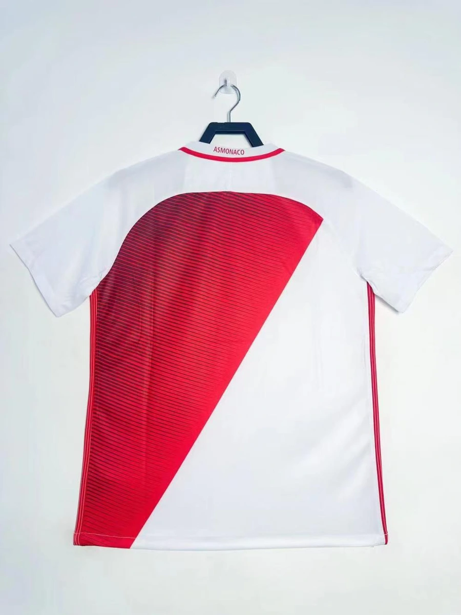 2016 2017 as monaco home league football shirt version red and white 2