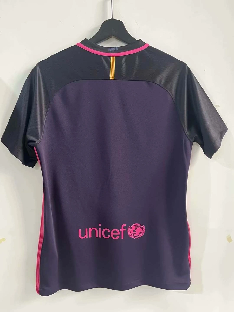 2016 2017 retro barcelona away football shirt 2