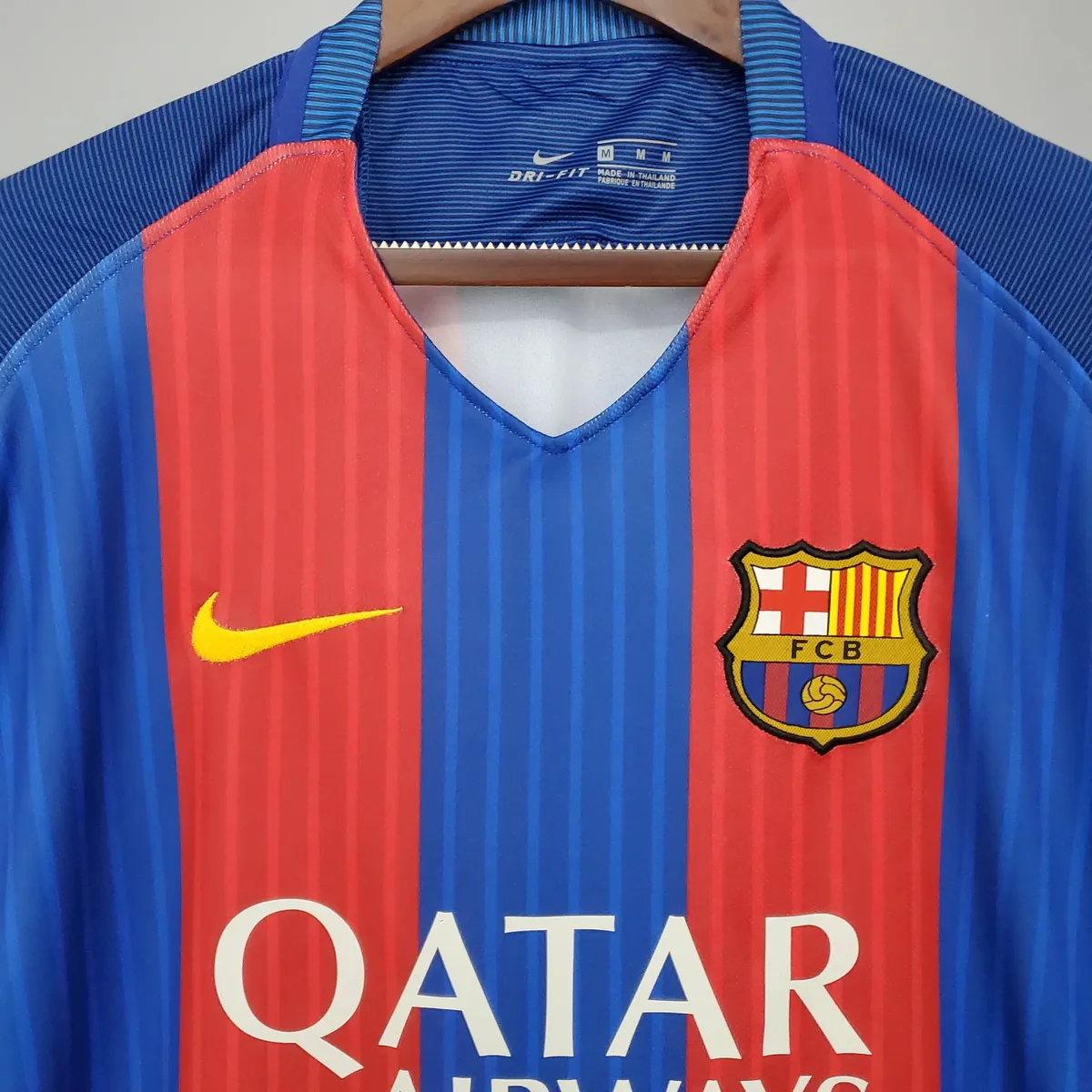 2016 2017 retro barcelona football shirt home 3