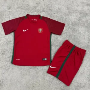 2016 2017 retro kids portugal home football shirt 1