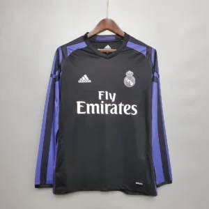 2016 2017 retro long sleeve real madrid third away foootball shirt 1