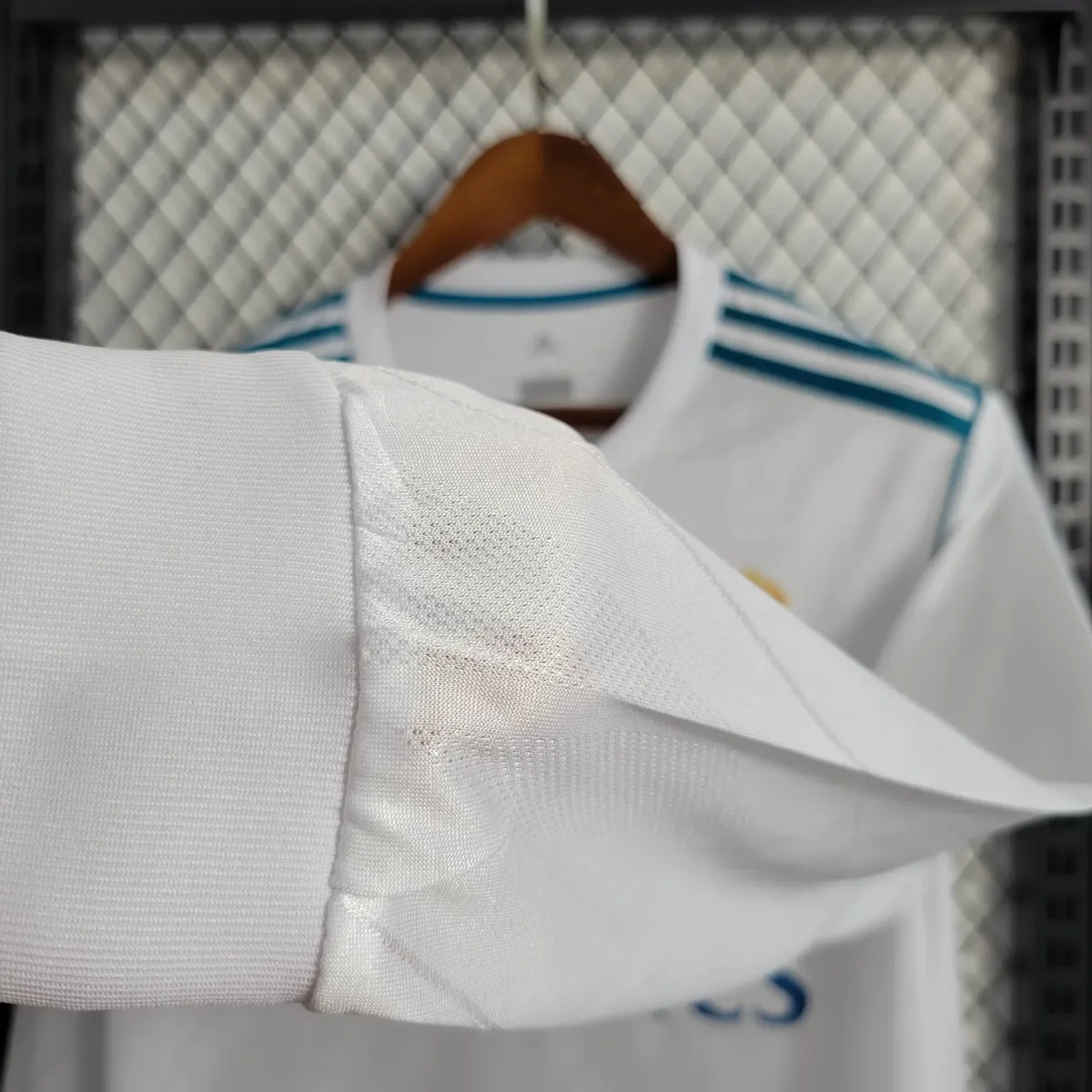 2017 2018 retro long sleeve real madrid home football shirt 7
