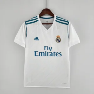 2017 2018 retro real madrid home football shirt 1