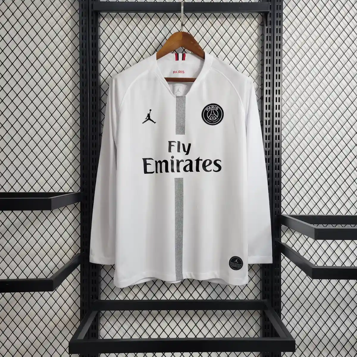 2018 2019 retro long sleeve paris saint germain away football shirt 1
