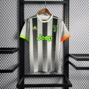 2019 2020 retro juventus joint edition black and white stripes soccer jersey 1