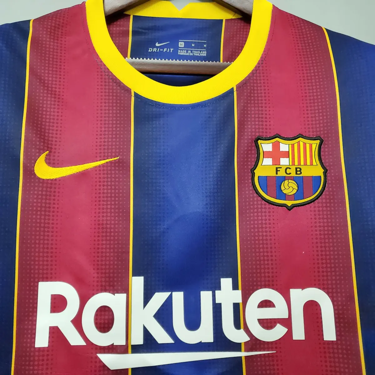 2020 2021 barcelona home football shirt 3