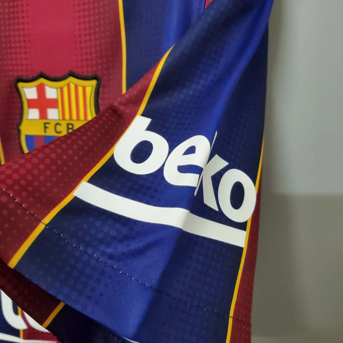 2020 2021 barcelona home football shirt 9