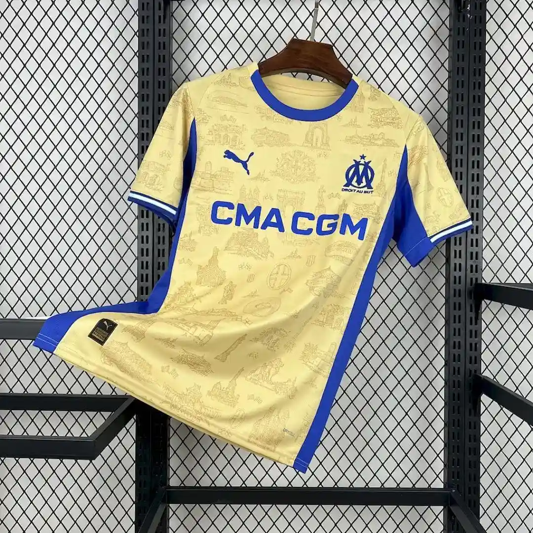 2025 2026 0lympique marseille third away football shirt 1