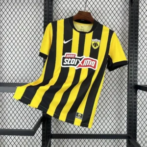 2025 2026 aek athens home soccer jersey 1