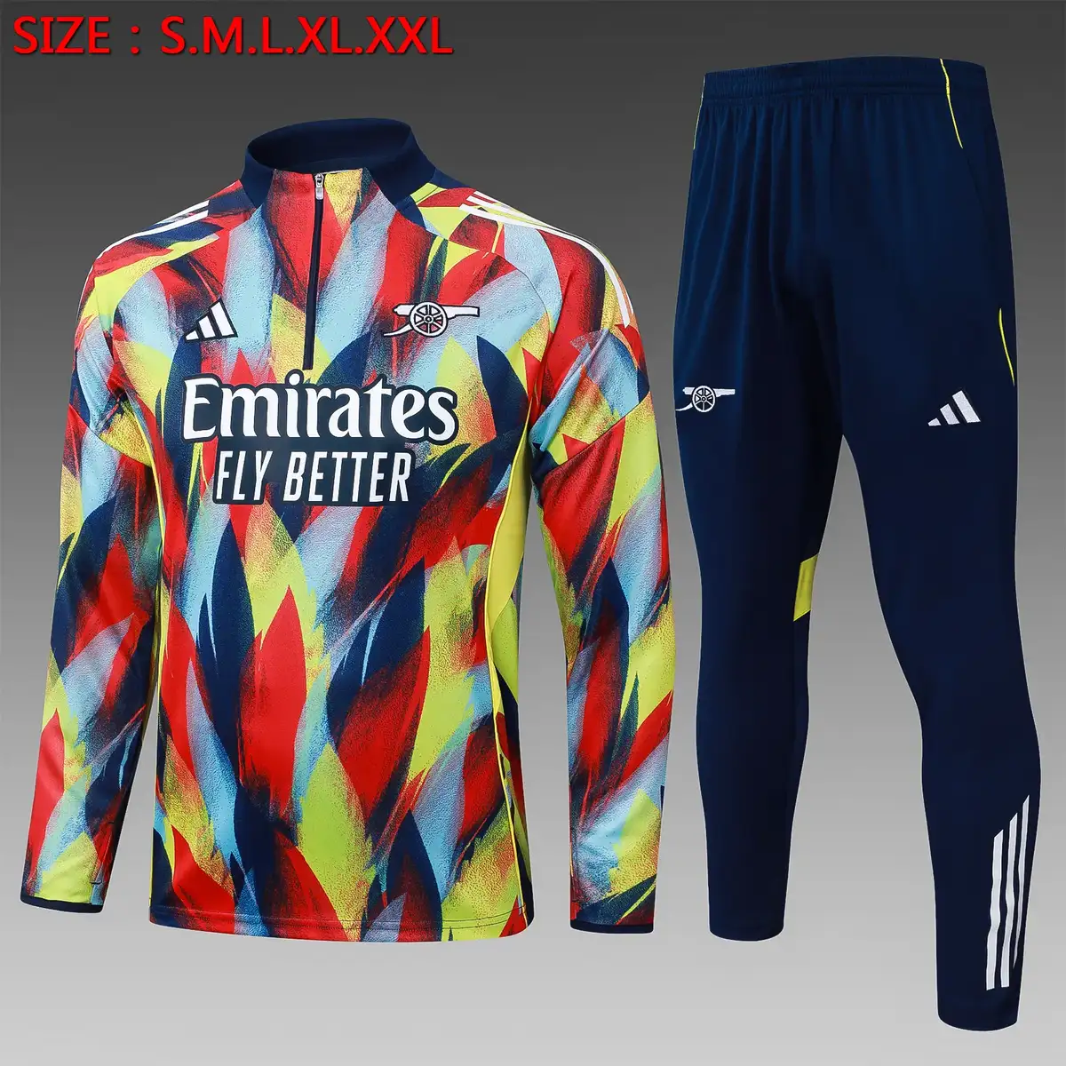 2025 2026 arsenal half pull training suit football shirt 1