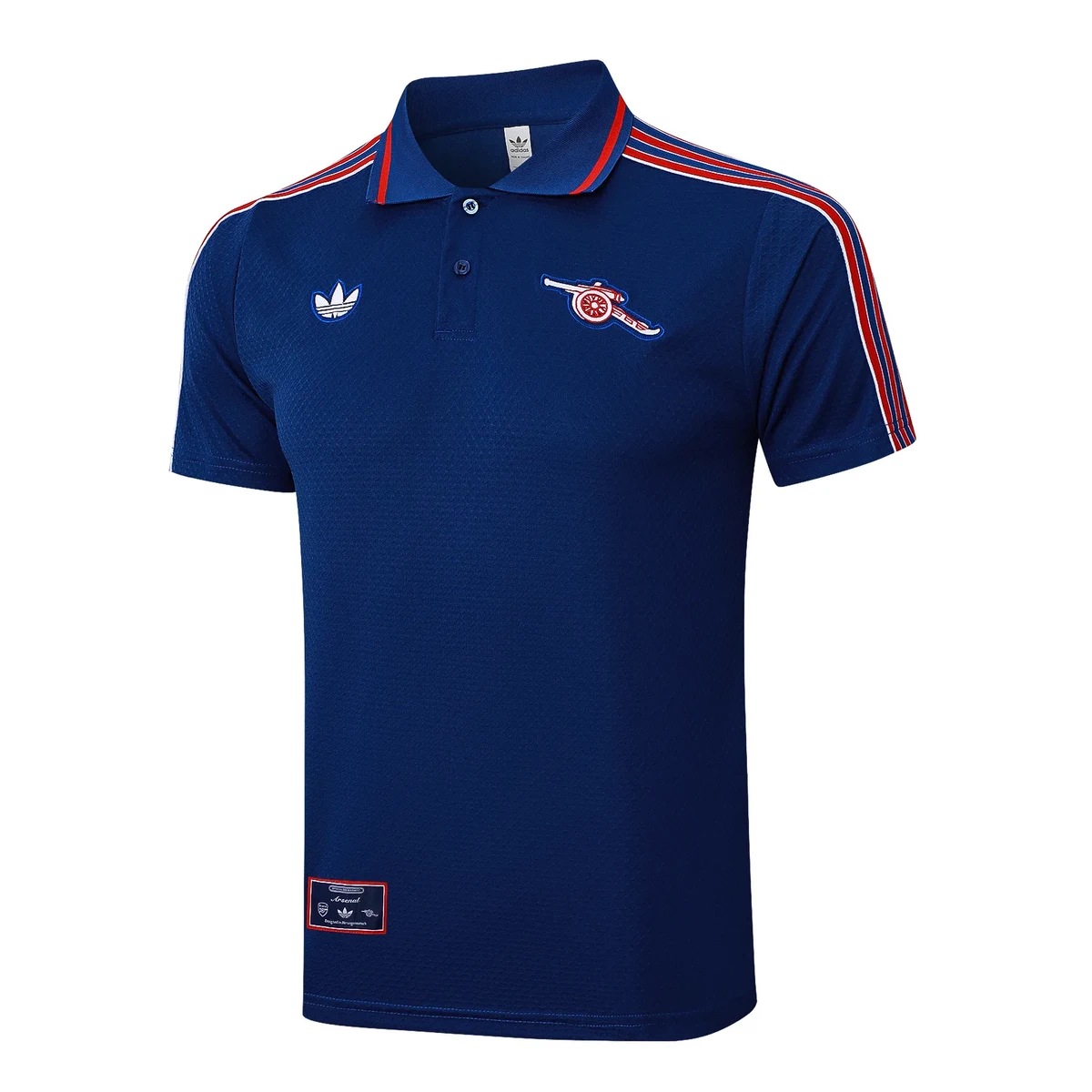 2025 2026 arsenal polo half zipper training suit jersey blue 3