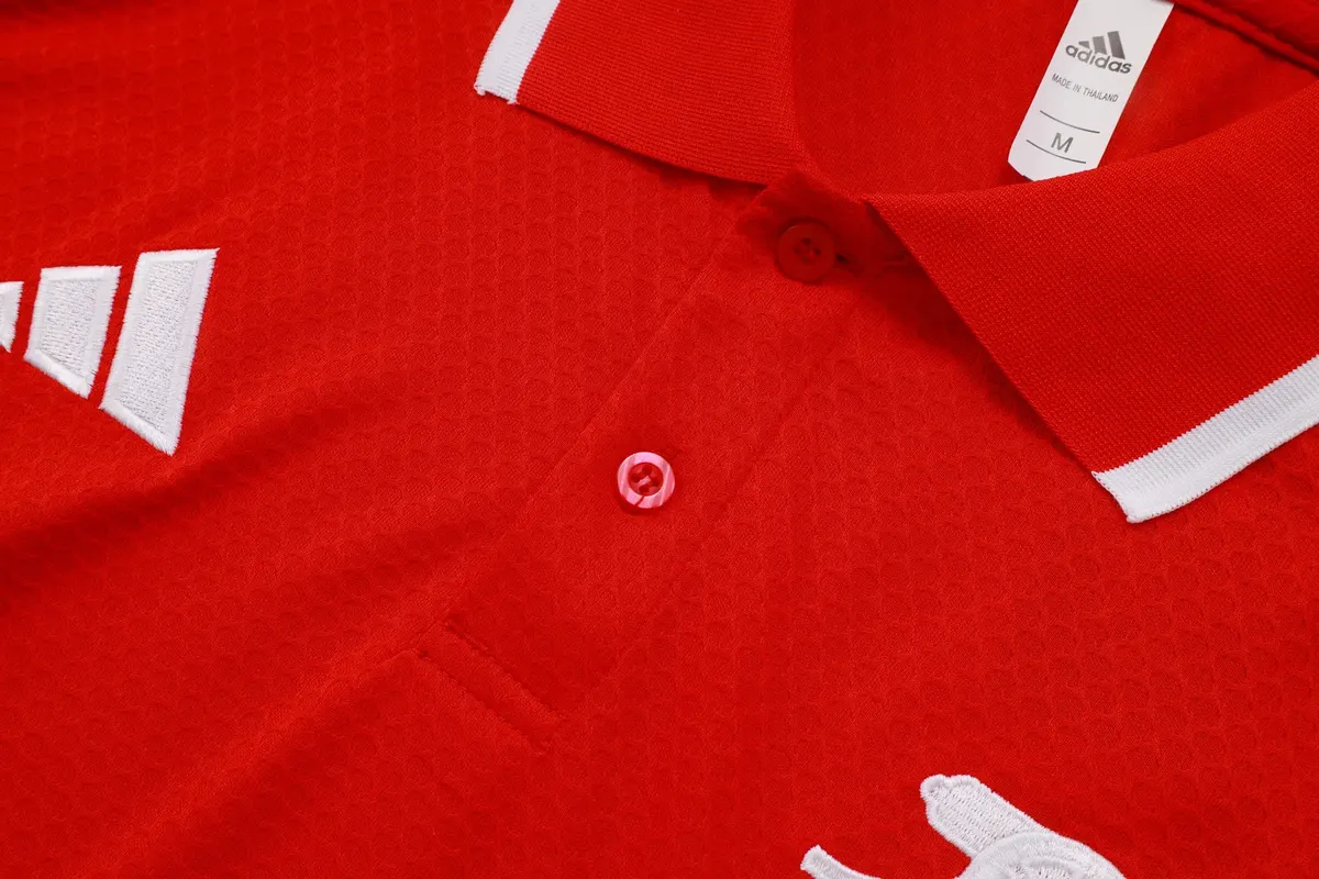 2025 2026 arsenal polo half zipper training suit jersey red 5