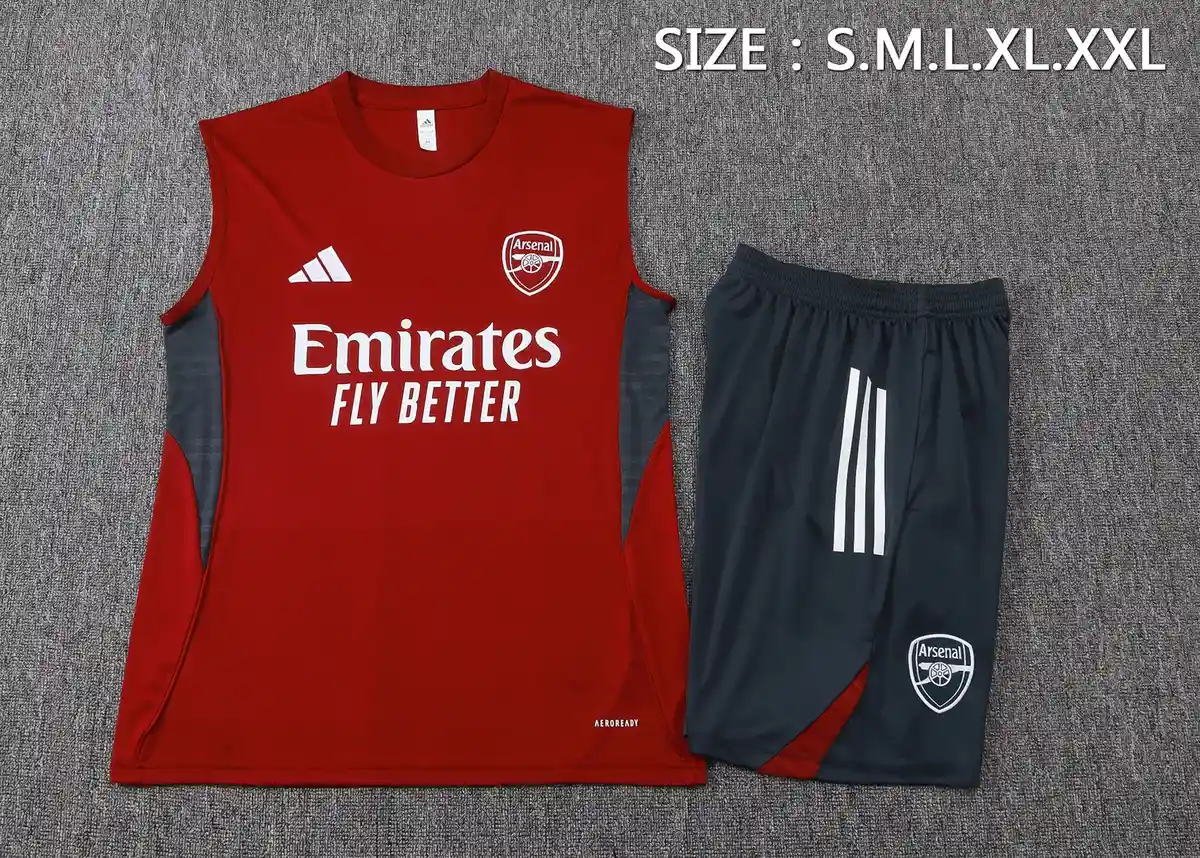2025 2026 arsenal training suit vest football shirt 4