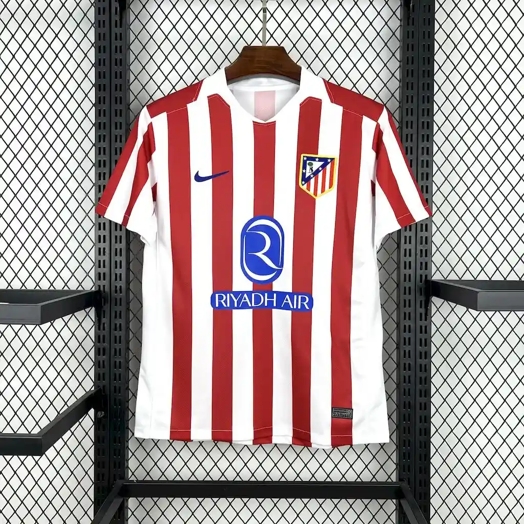 2025 2026 atletico madrid home football shirt 1