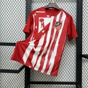 2025 2026 atletico madrid pre match football shirt 1