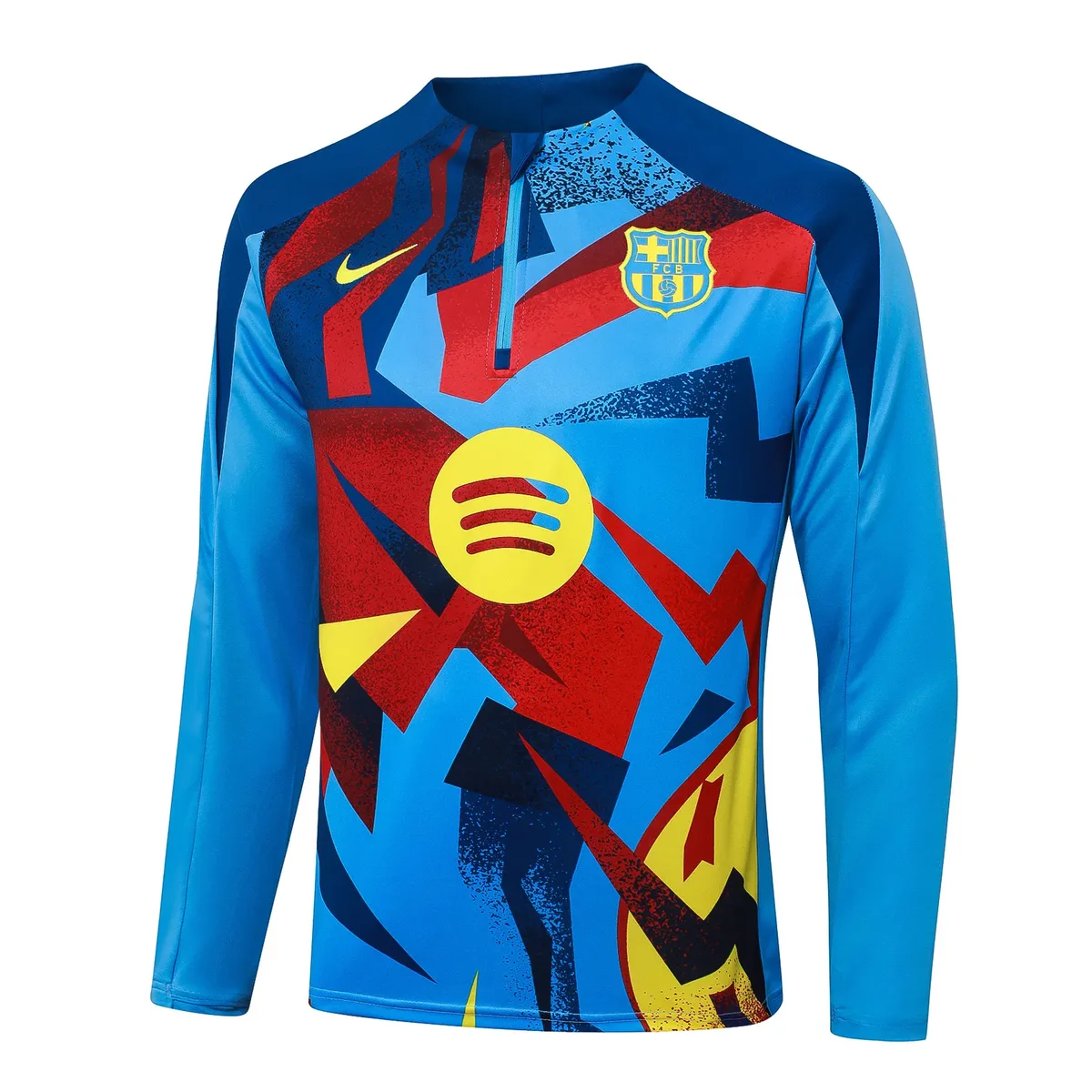 2025 2026 barcelona half pull training suit football shirt set 3