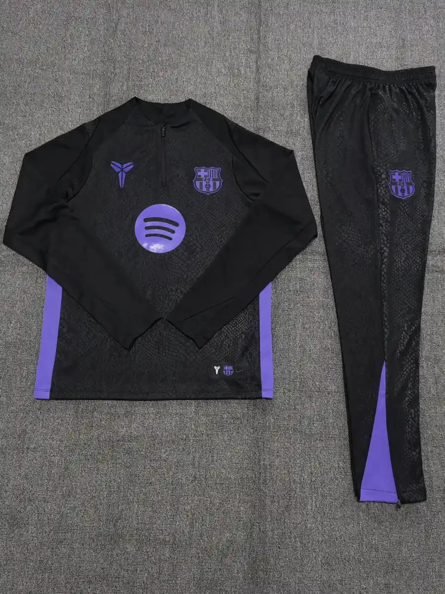 2025 2026 barcelona half zipper training suit football shirt 2