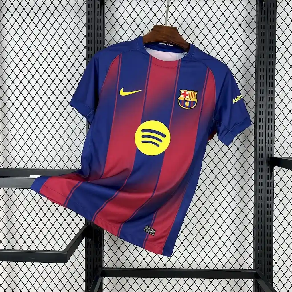 2025 2026 barcelona home football shirt 3