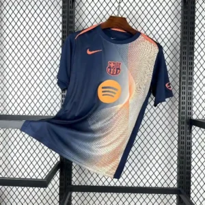 2025 2026 barcelona pre match football shirt 1