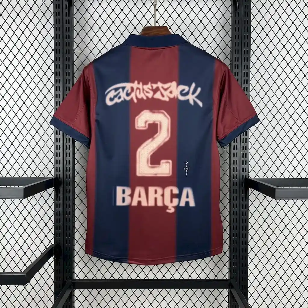 2025 2026 barcelona travis scott football shirt 2