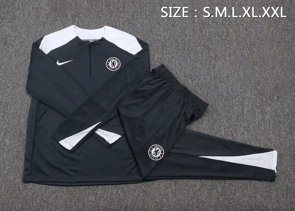 2025 2026 chelsea half pull training suit football shirt 3